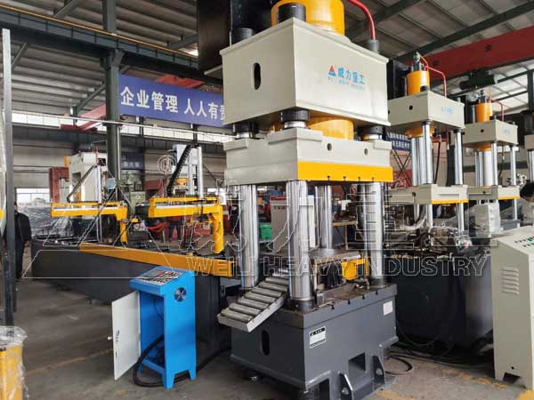 500噸液壓機錨桿托盤自動生產(chǎn)線