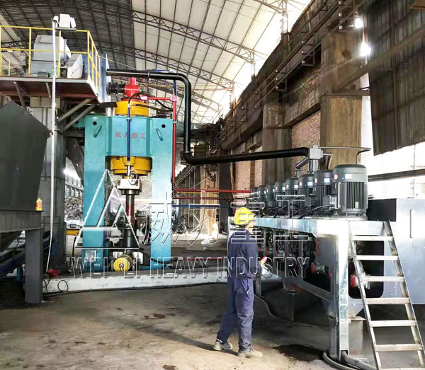 1600噸龍門(mén)框架式液壓機(jī)