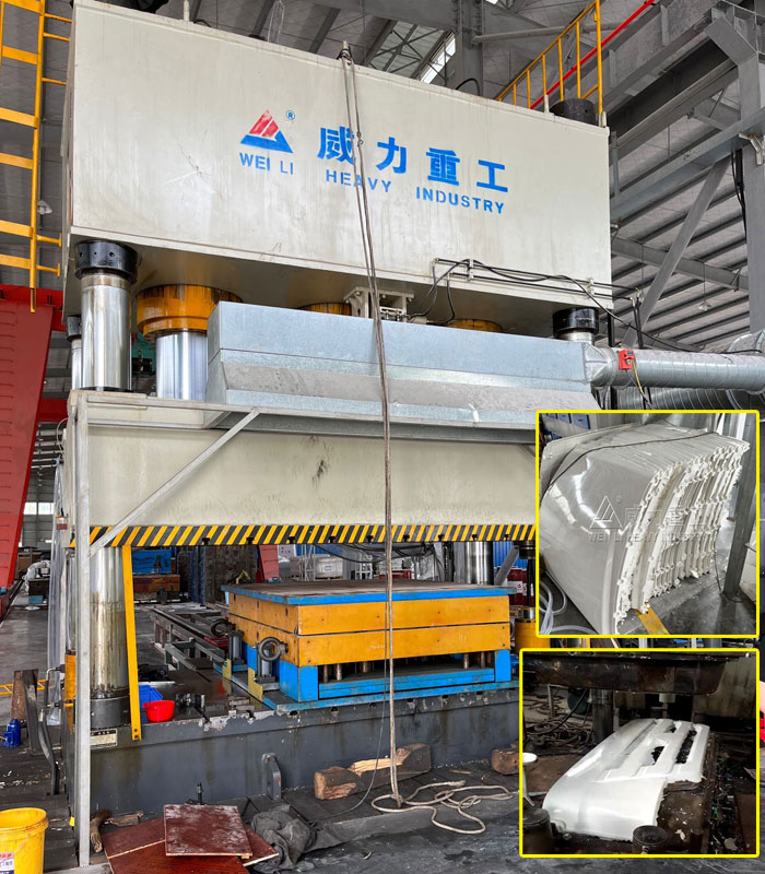 2000噸四柱模壓液壓機(SMC汽車保險杠、導流罩)